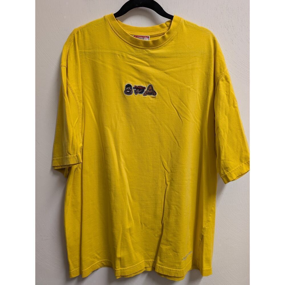 Vintage FUBU Platinum Fat Albert Junkyard Gang Short Sleeve Shirt LG Oversized